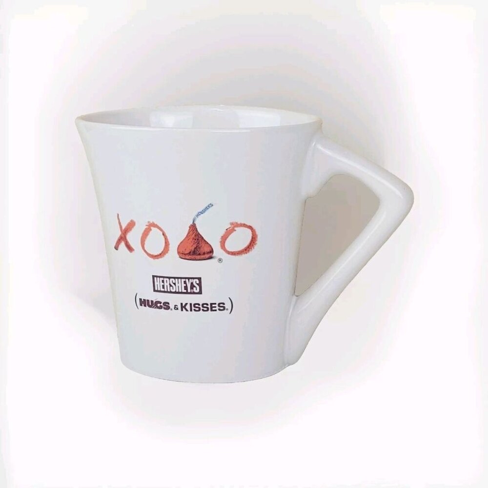 Hershey's Hugs & Kisses White Coffee Cup Mug
